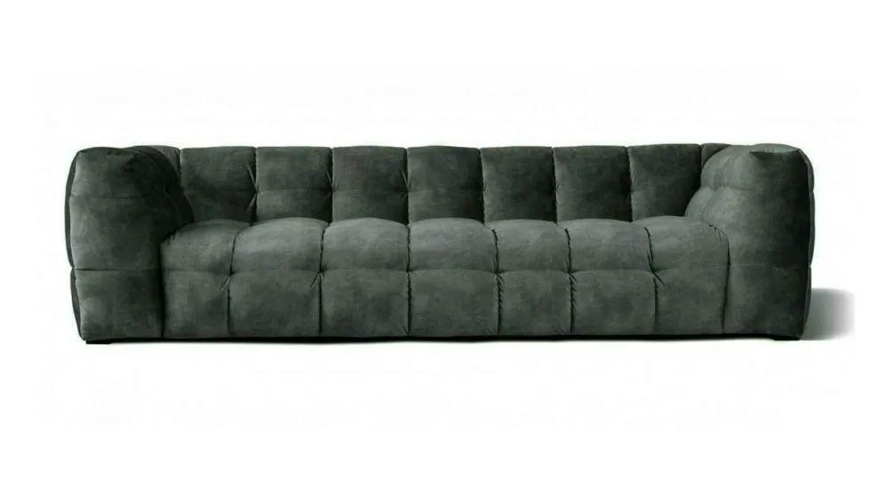 Nordic Line Sofa tapicerowana Michelle (dawniej Michelin) 3-osobowa ciemnozielona 236x68x105 cm Najlepsza cena