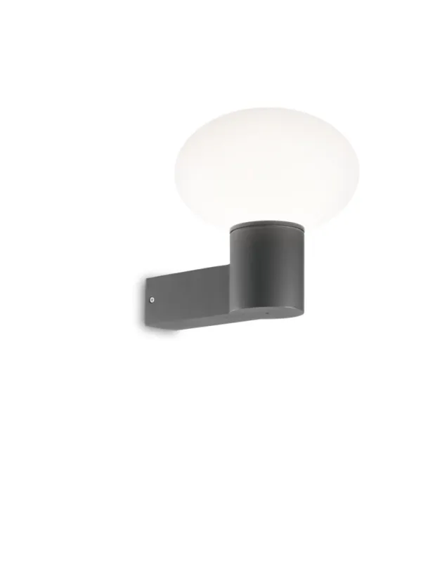 Nie przegap Ideal Lux Lampa Ścienna CLIO MAP1 ANTRACITE Antracyt 145228