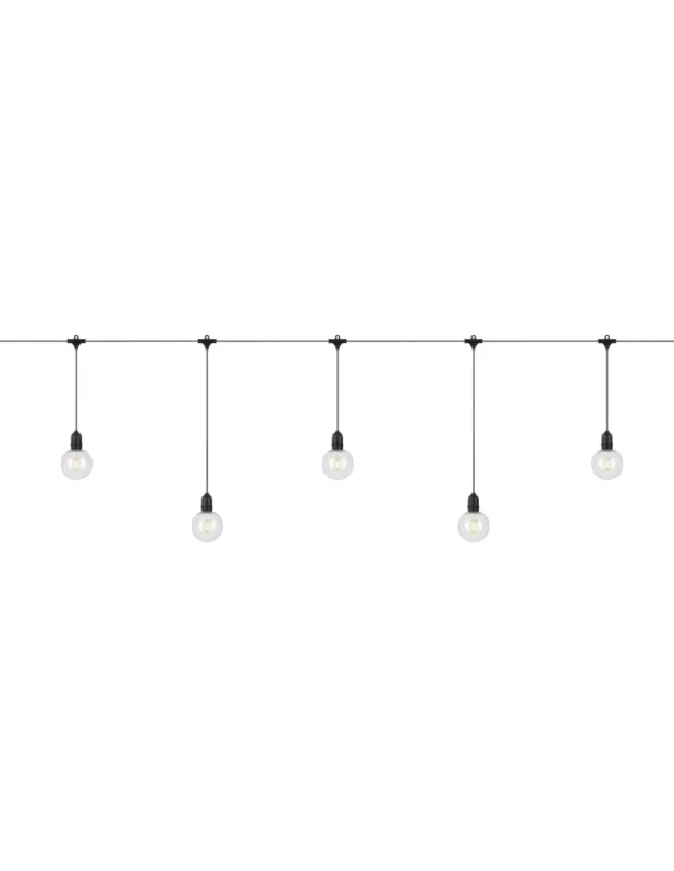 Markslojd GARDEN 24 DECO Łańcuch 10L Extra Czarny/Przezroczysty 108022 kolory-swiatla.pl Do wyczerpania zapasów