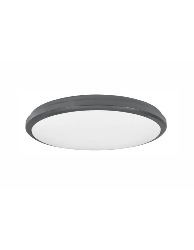 Sprawdź teraz Luces Exclusivas TALAVERA Zewnętrzna Sufitowa LED 30W 2400lm 3000K ciemnoszary/biały IP54 LE71426