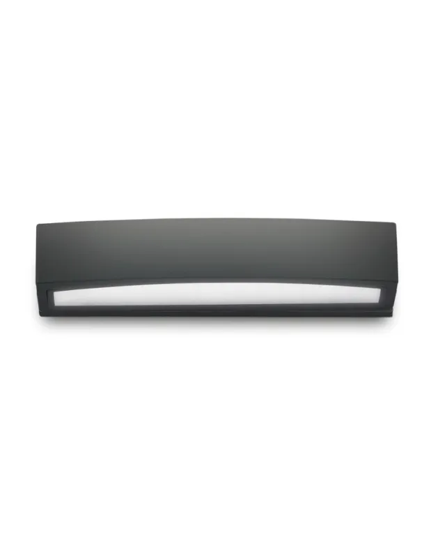 Nowość Ideal Lux Lampa Ścienna ANDROMEDA AP2 NERO Czarny 100371