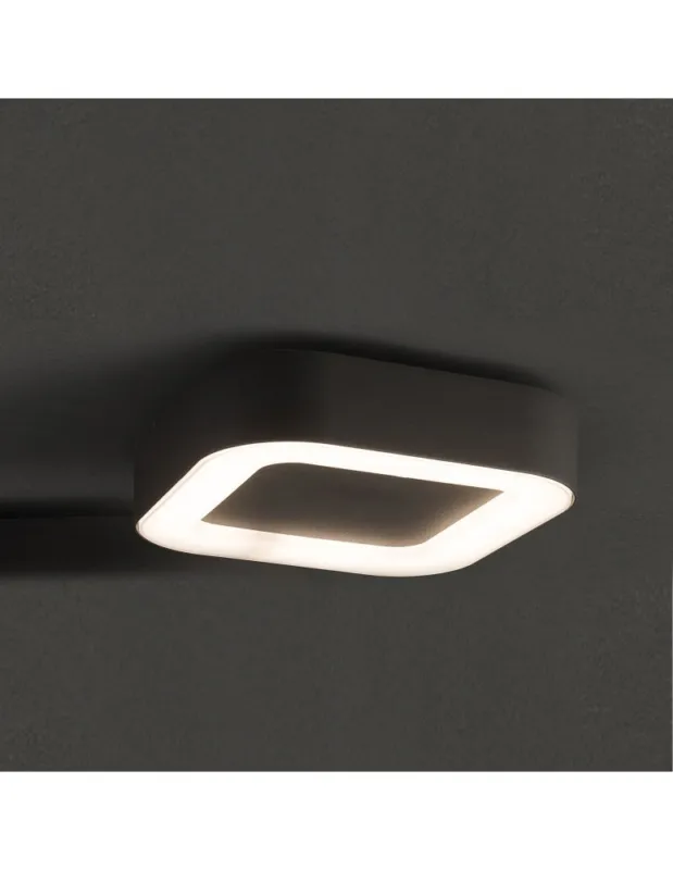Premium Nowodvorski PUEBLA LED Zewnętrzna Sufitowa Plafon Max moc 12W LED IP54 Grafitowy 9513 kolory-swiatla.pl