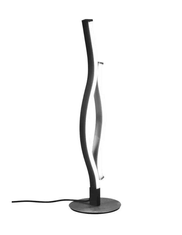 TRIO BLAZE Stołowa LED 1x8W 2300-4000K 900lm Ściemnialna srebrny/czarny 541210205 Oferta limitowana