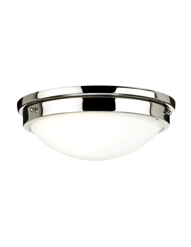 Niska cena Elstead GRAVITY Plafon E27 2x60W Nikiel FE-GRAVITY-F-PN kolory-swiatla.pl