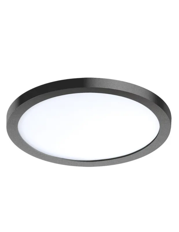 Tylko do końca tygodnia Azzardo SLIM 15 ROUND 3000K IP44 BLACK 1xLED Wpuszczana Czarny IP44 AZ2840 kolory-swiatla.pl