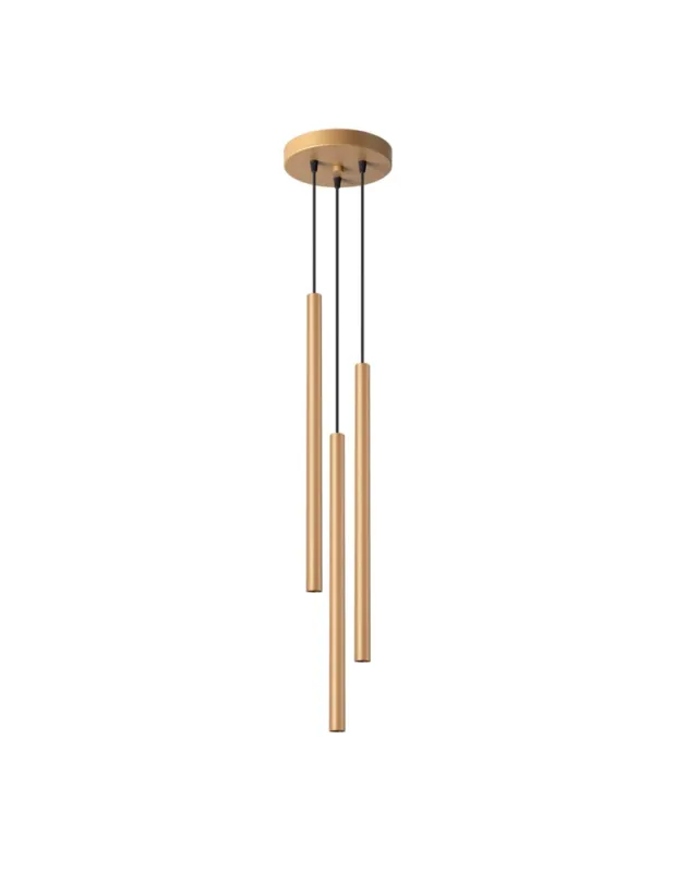 Sollux Lampa wisząca PASTELO 3P złota SL.1172 Rabat