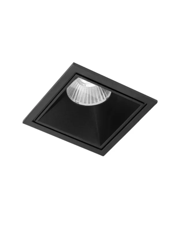 Azzardo OKOS 10W CCT SWITCH BK Czarny Mat/Transparentny 1xLED Przełącznik Zmiany Barwy Światła AZ5992 Tani