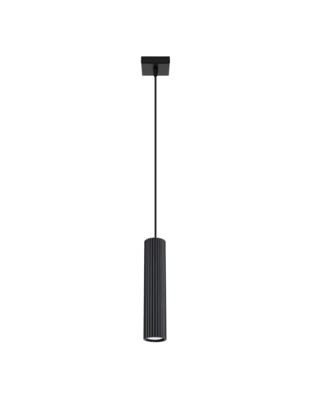 Sollux Lampa wisząca KARBON 1 czarny SL.1573 Taniej