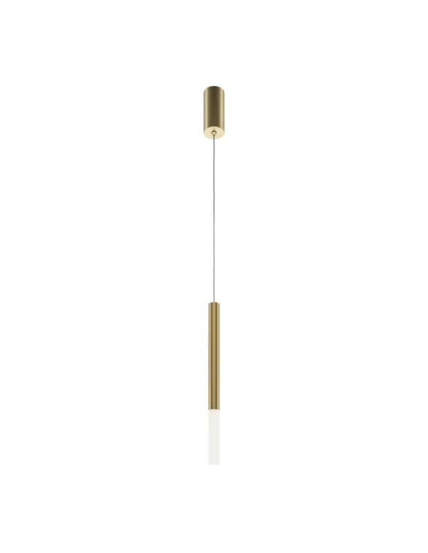 Rabat Maytoni Pro Shade Lampa wisząca Rurka LED 6W 500lm 4000K Złoty