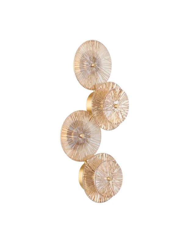 Step Into Design Lampa ścienna LUXIO-4 LED bursztynowa 32 cm ST-3315-4 gold Hit sprzedaży