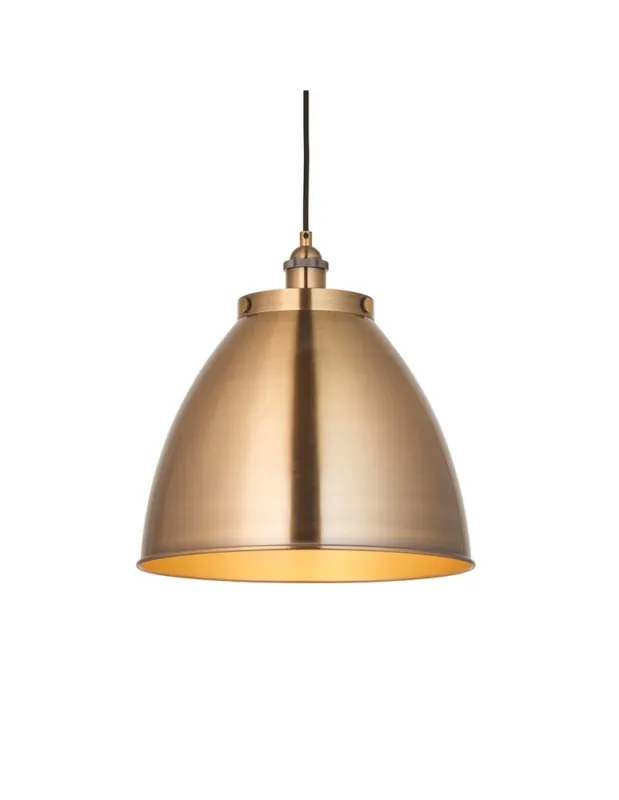 Endon Franklin Wisząca 1xE27 Powłoka z Antycznego Mosiądzu 98744 Wyjątkowa oferta