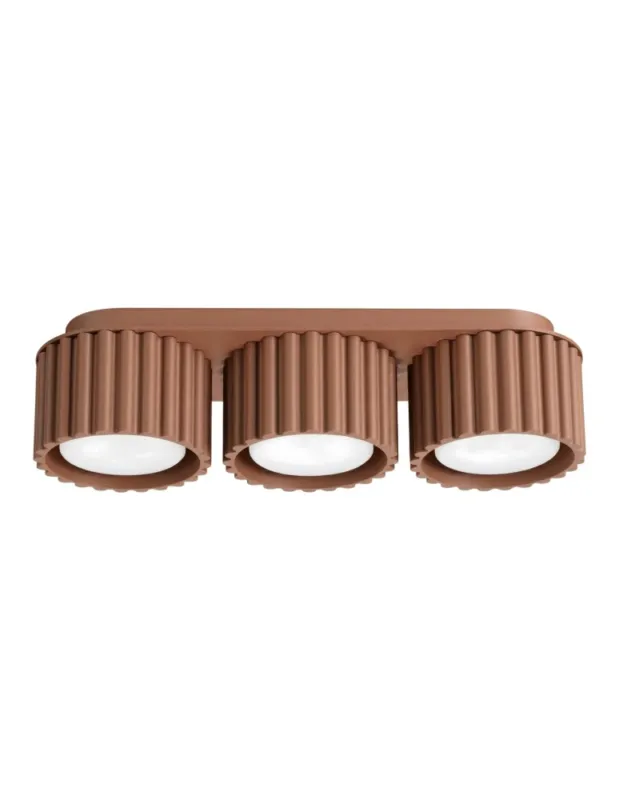 Sollux Plafon AURA 3 mocca Gx53 SL.2633 Tylko do końca tygodnia