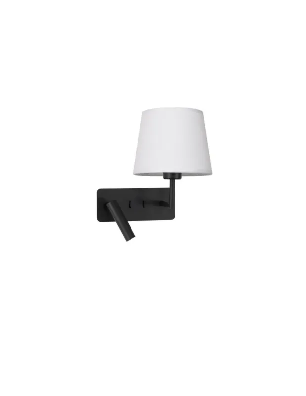 Luces Exclusivas BIRUACA Ścienna Nowoczesna czarny 1xLED, E27 max 15W 3000K + brak LE42969 Szybka wysyłka