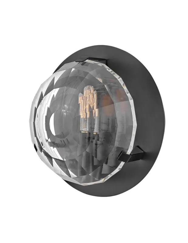 Ekspresowa dostawa Quintiesse Kinkiet Leo 1 źródło światła Czarny Elstead Lighting QN-LEO-WB1-BK