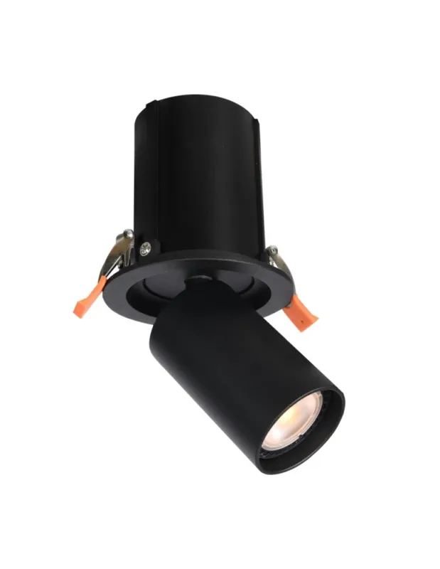 Darmowy zwrot Italux Termo Reflektorek/Spot 1xGU10 10W Czarny piaskowany SPL-50310-1R BK