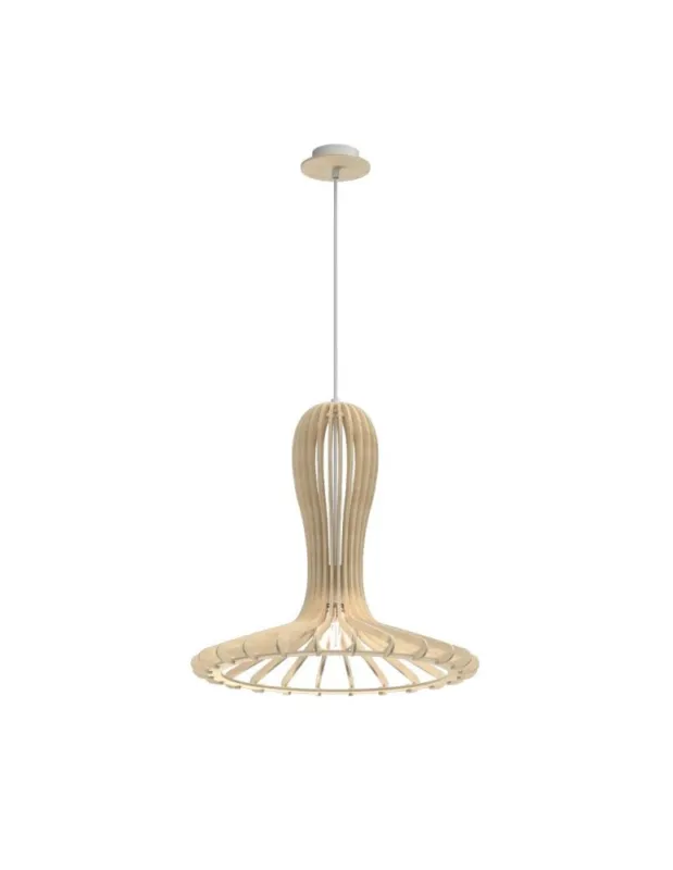 Hit cenowy Amplex Lampa wisząca Rina - Naturalna sklejka (460 mm) 5018