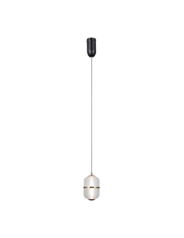 ITALUX Alani Wisząca 1xLED 6W 3000K Czarny mat, złoty PND-34375-1-BK Zniżka