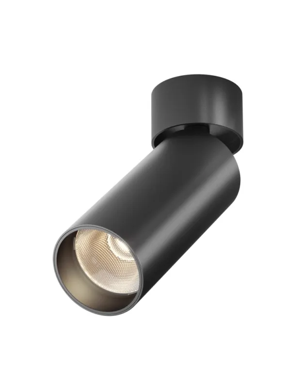 Maytoni FOCUS LED Lampa Sufitowa LED 12W 900lm 3000K Black C055CL-L12B3K-W-B Promocja