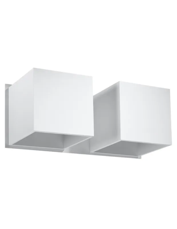 Nie przegap Sollux Kinkiet QUAD 2 biały SL.0656
