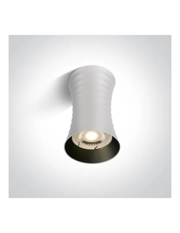 Wysoka jakość One Light MARDIN L sufitowa 10W GU10 biały 12105L/W