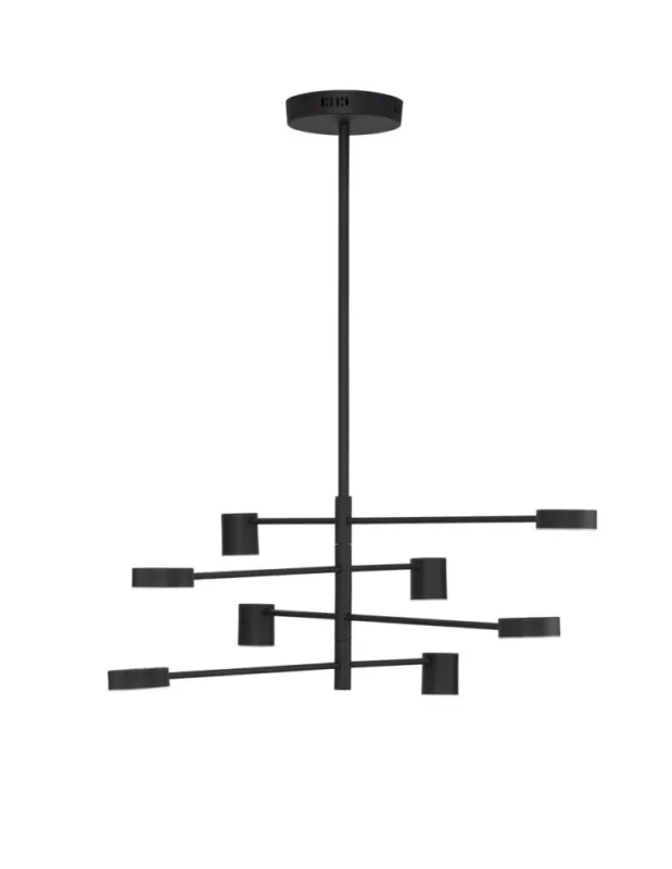 Zamów teraz Luces Exclusivas ABEL Wisząca Nowoczesna czarny 8xLED max 40W 3000K LE43205