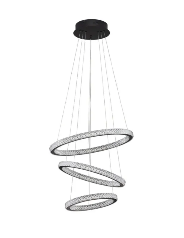 Luces Exclusivas TEPIC Wisząca Nowoczesna czarny 1xLED max 69W 3000K LE42822 Taniej