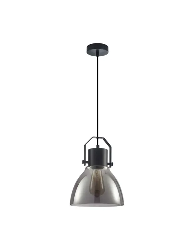ITALUX Darlena Wisząca - Elegancka Lampa E27 1x40W Czarna - Kup Ter Nie przegap