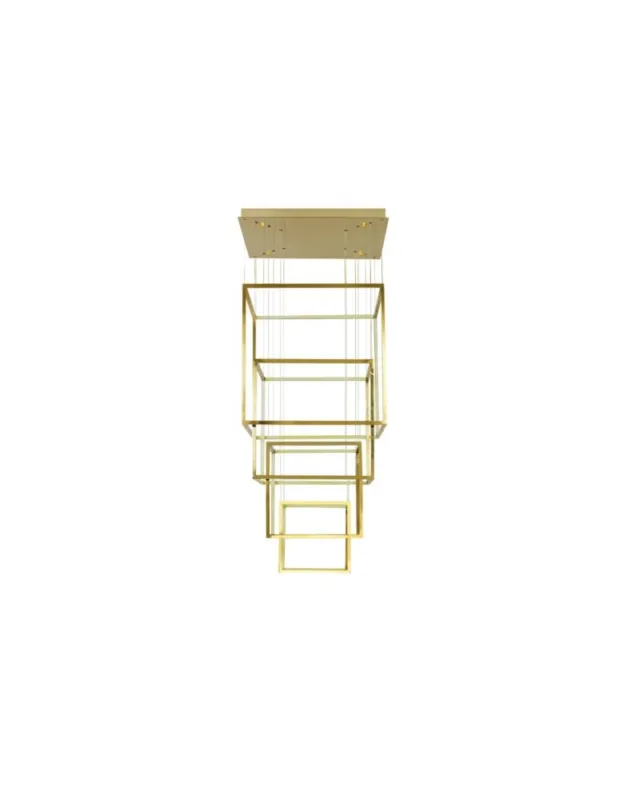 Ograniczona ilość Azzardo OPERA XL GOLD 4xLED Wisząca Złoty AZ3140 kolory-swiatla.pl