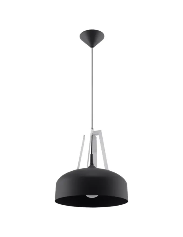 Sollux Lampa wisząca CASCO czarna/biała SL.0389 Kup teraz