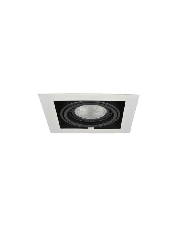 Popularny Azzardo NOVA WHITE/BLACK 1xES111 Wpuszczana Biały/Czarny AZ2871 kolory-swiatla.pl