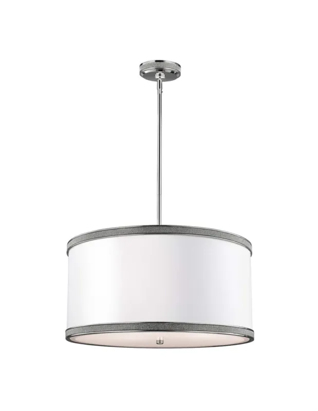 Elstead Lighting Lampa wisząca Pave - 3 źródła światła FE-PAVE-P-M Ekspresowa dostawa
