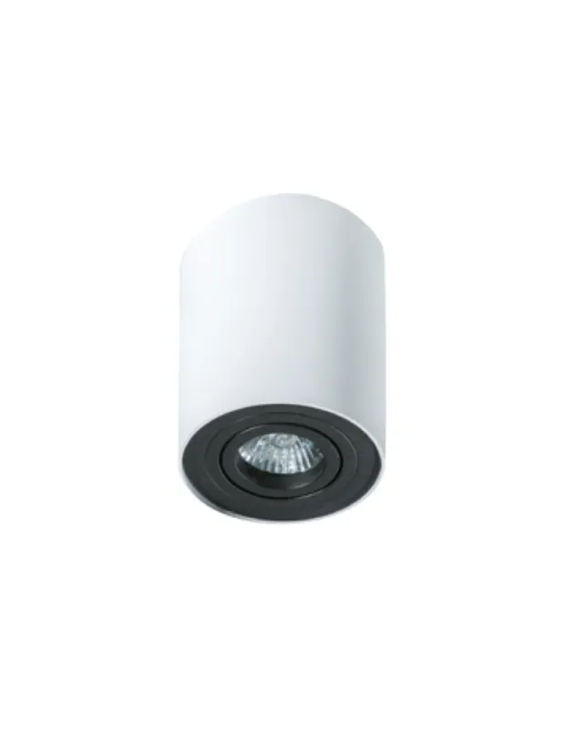 Azzardo BROSS 1 WHITE/BLACK 1xGU10 Natynkowa Biały/Czarny AZ1436 kolory-swiatla.pl Ostatnie sztuki