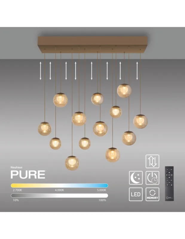 Kup online PURE POPUP LAMPA WISZĄCA BRĄZOWA