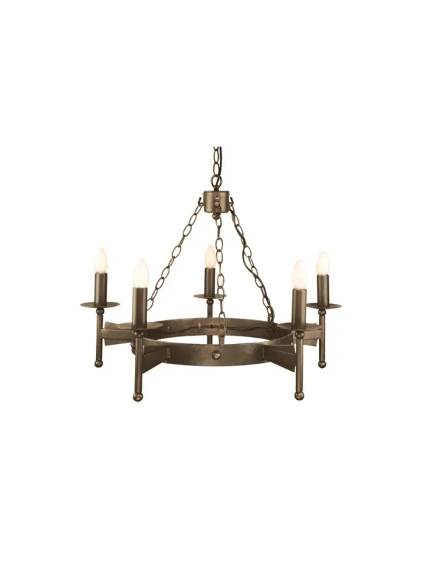 Elstead Lighting Interior Wisząca CROMWELL 5x60W E14 CW5 OLD BRZ kolory-swiatla.pl Bestseller
