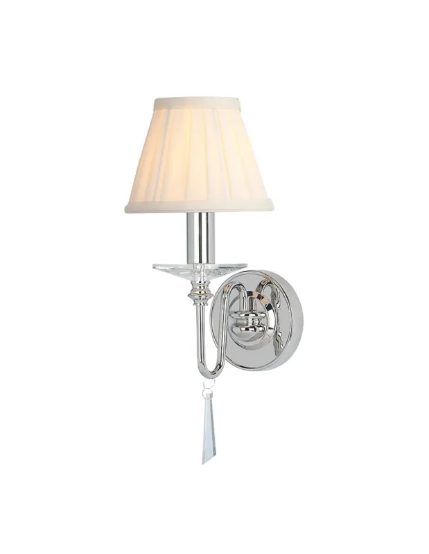 Elstead FINSBURY PARK 1x60W E14 FP1 POL NICKEL Kinkiet kolory-swiatla.pl Oferta czasowa