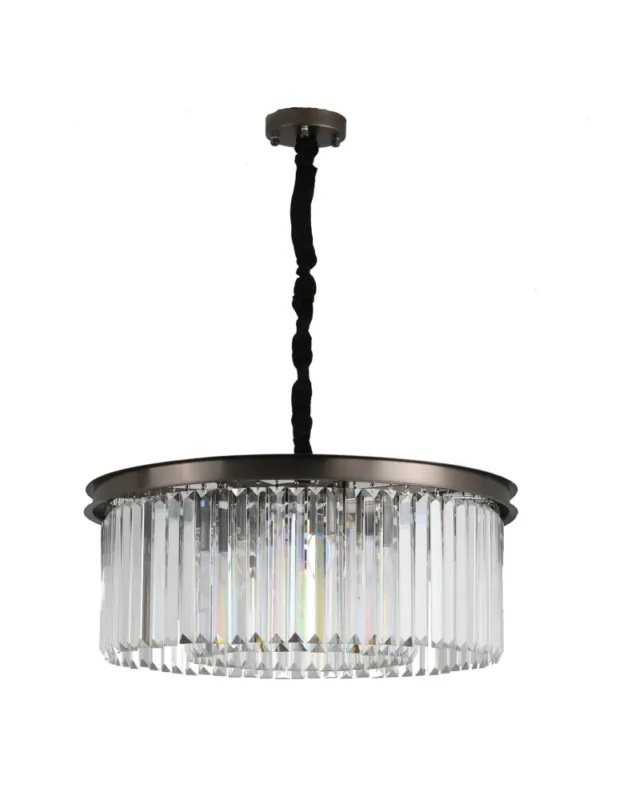 Step into Design Pendant lamp SPARKLE ROUND anthracite 60 cm Bezpieczne zakupy