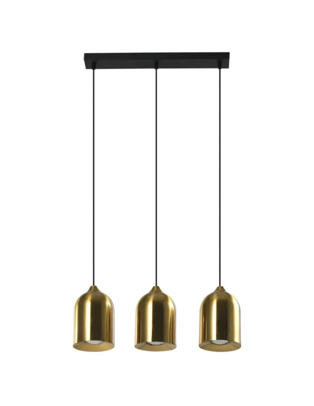 Light Prestige Metalowa lampa wisząca Nilo złota 3xGU10 LP-0110/3L GD Zamów teraz