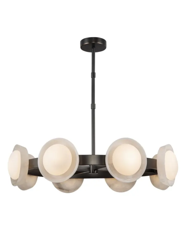 Kup online Quintiesse Żyrandol LED Alonso Miejski brąz Elstead Lighting QN-ALONSO8-UBZ-AR