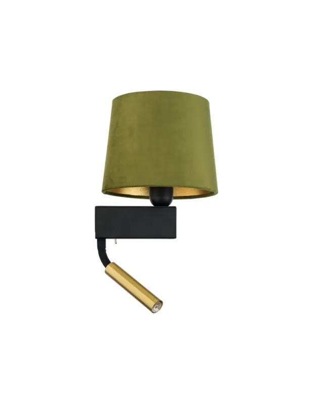 Nowodvorski CHILLIN Kinkiet z włącznikiem 40W, 1x10W only LED E27, G9 Zielono-złoty Najlepsza cena
