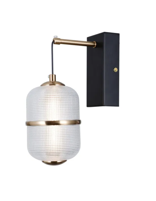 ITALUX Alani ścienna 1xLED 6W 3000K Czarny mat, złoty WL-34375-1-BK Bezpieczna płatność