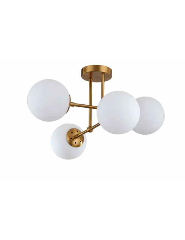 Light Prestige Roma Lampa wisząca E14 4x40W złoty/biały LP-1345/4P GD kolory-swiatla.pl Oferta