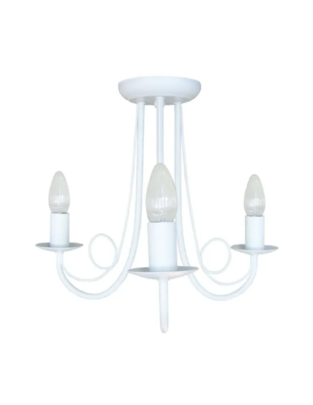 Niska cena Light Prestige Perła 5 wisząca biała 5xE14 biały LP-020/5P white kolory-swiatla.pl