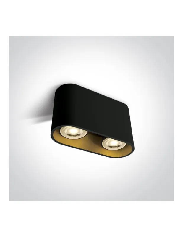 Darmowy zwrot One Light Lampa nowoczesny salon Roda 2 12205T/B kolory-swiatla.pl