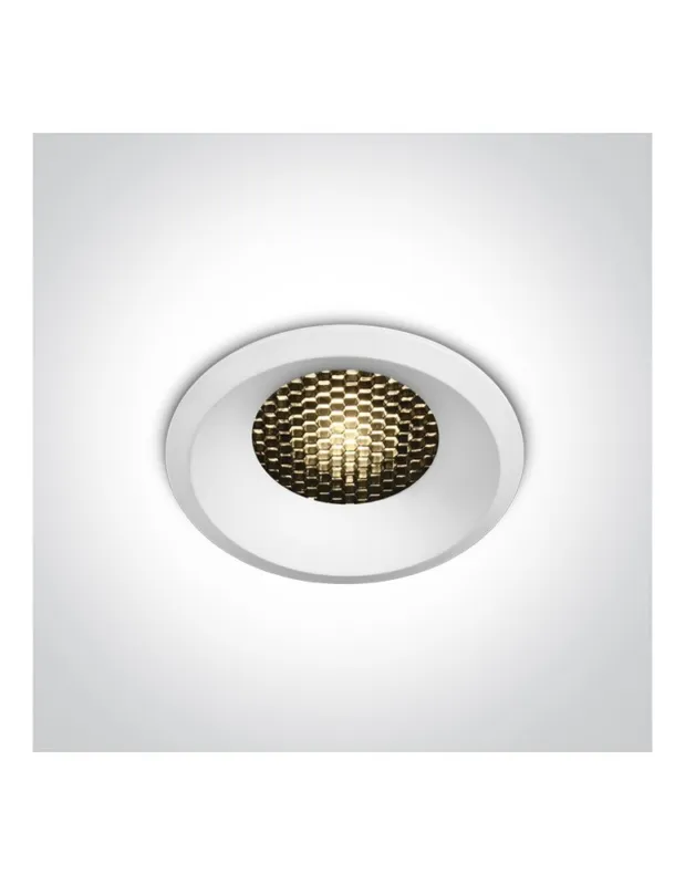 One Light Wpust LED biały plaster miodu Kidasi 10112DH/W/W kolory-swiatla.pl Łatwy zwrot