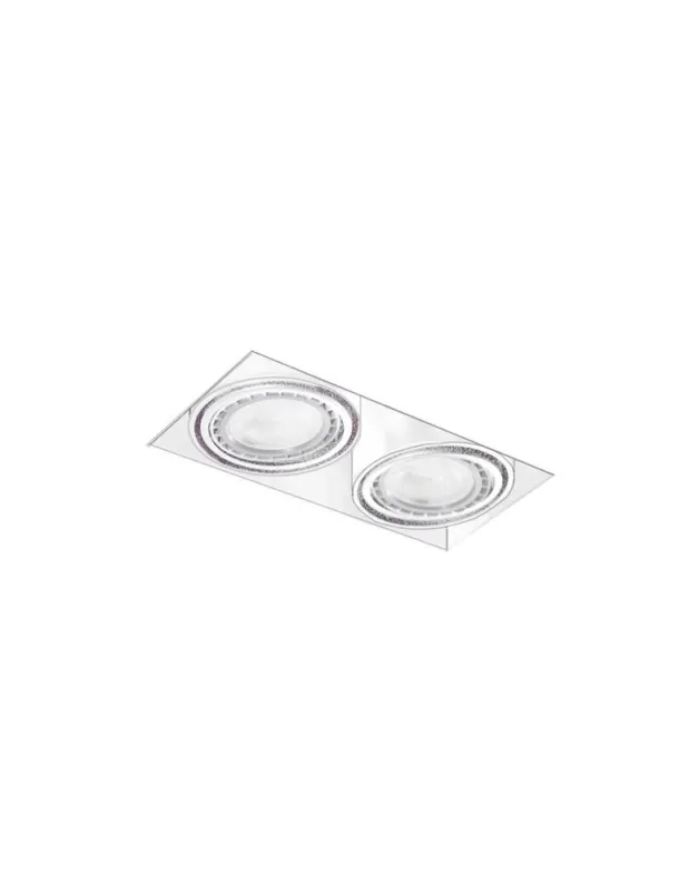Azzardo NOVA 2 GIPS WHITE/WHITE 2xES111 Wpuszczana Biały AZ2934 kolory-swiatla.pl Bestseller