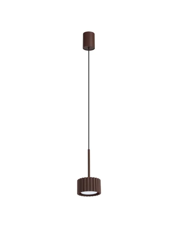 Zamów teraz Sollux Lampa wisząca AURA 1 brązowa Gx53 SL.2690