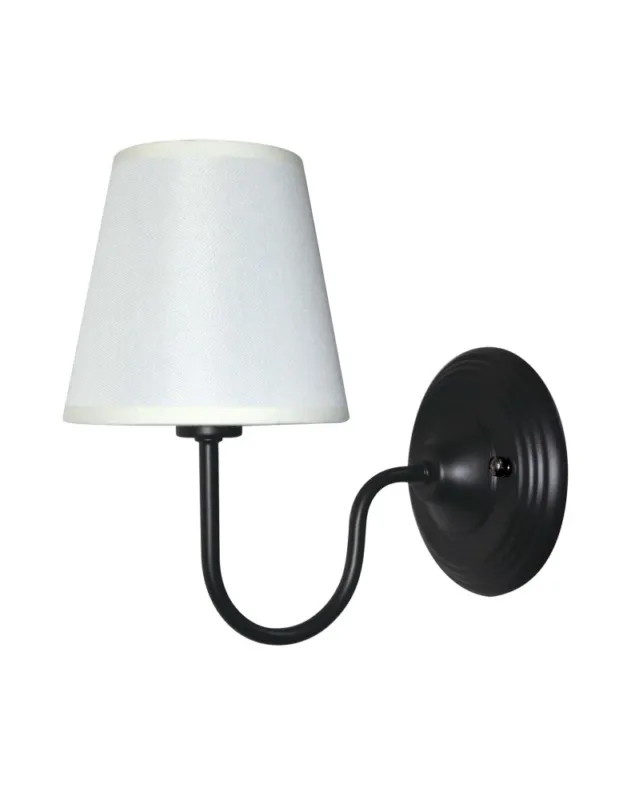 Dostępne od ręki Light Prestige Werona kinkiet E14 czarny, biały LP-88439/1W kolory-swiatla.pl
