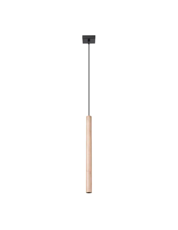Nowy Sollux Lampa wisząca PASTELO 1 drewno SL.1266