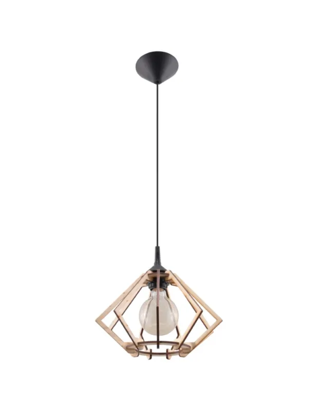 Sollux Lampa wisząca POMPELMO naturalne drewno SL.0393 Dostępne od ręki