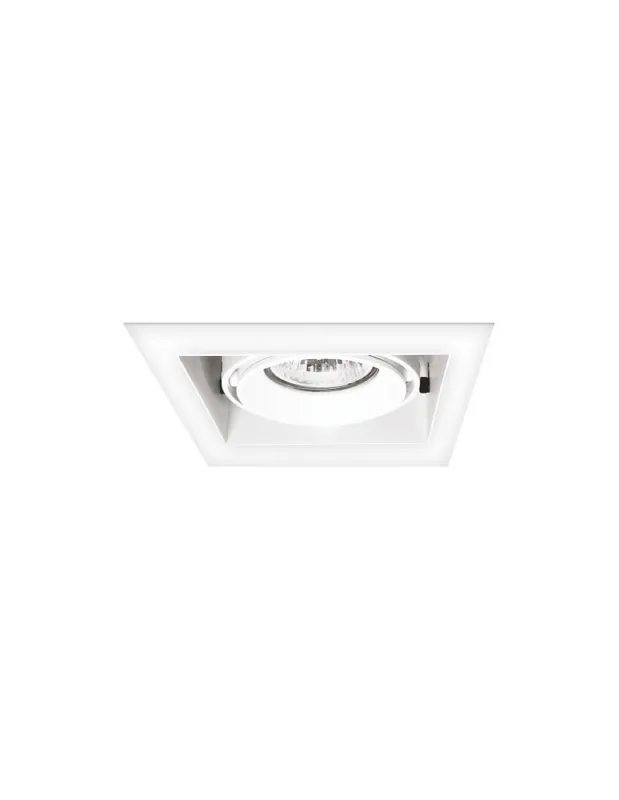 Sprawdź teraz Light Prestige Oczko Merano 1xGU10 podtynkowe z ramką LP-2790/1RS WH frame